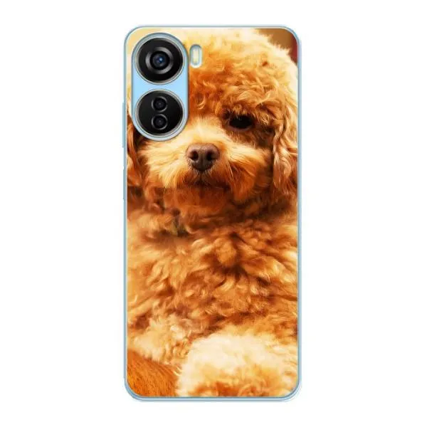 Чехол с принтом «Щенок Бишон» для ZTE V40 Design Чехол с принтом «Щенок Бишон» для ZTE V40 Design