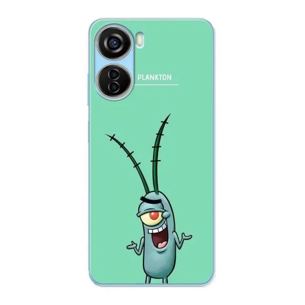 Чехол с принтом «Персонаж Планктон» для ZTE V40 Design Чехол с принтом «Персонаж Планктон» для ZTE V40 Design