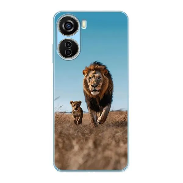 Чехол с принтом «Мусафа и Симба» для ZTE V40 Design Чехол с принтом «Мусафа и Симба» для ZTE V40 Design
