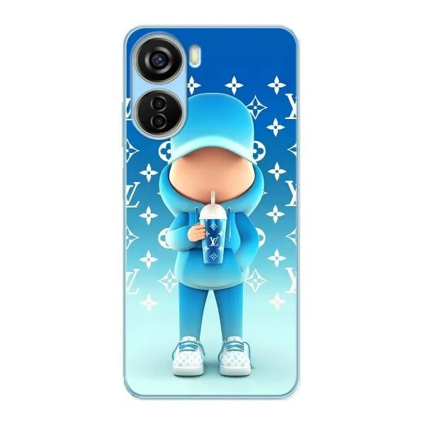 Чехол с принтом «Парень LV» для ZTE V40 Design