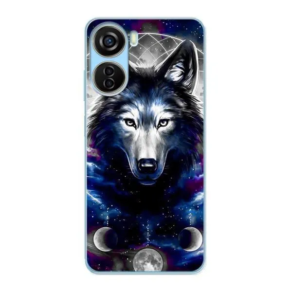 Чехол с принтом «Волк» для ZTE V40 Design Чехол с принтом «Волк» для ZTE V40 Design