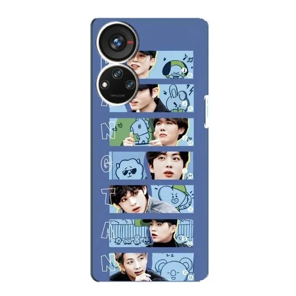 Чехол с принтом «Bangtan» для ZTE Blade V40s Чехол с принтом «Bangtan» для ZTE Blade V40s