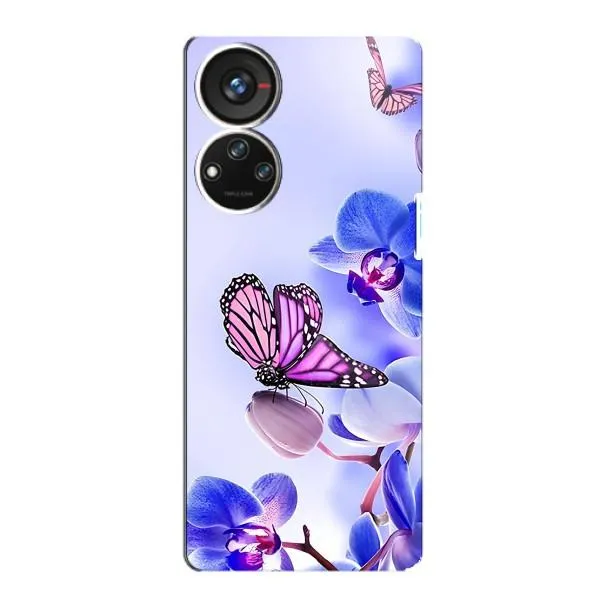 Чехол с принтом «Бабочка на цветочке» для ZTE Blade V40s Чехол с принтом «Бабочка на цветочке» для ZTE Blade V40s