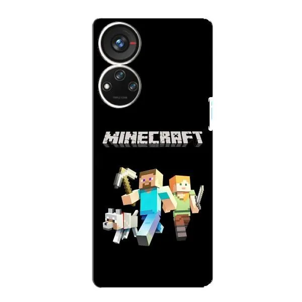 Чохол з принтом «герої Minecraft» для ZTE Blade V40s Чохол з принтом «герої Minecraft» для ZTE Blade V40s