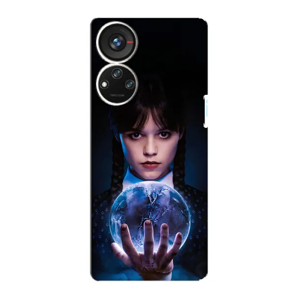Чехол с принтом «Магическая сфера Уэнздей» для ZTE Blade V40s Чехол с принтом «Магическая сфера Уэнздей» для ZTE Blade V40s