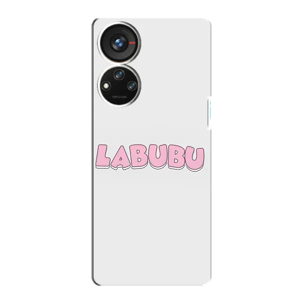 Чехол с принтом «Лого Лабубу» для ZTE Blade V40s Чехол с принтом «Лого Лабубу» для ZTE Blade V40s