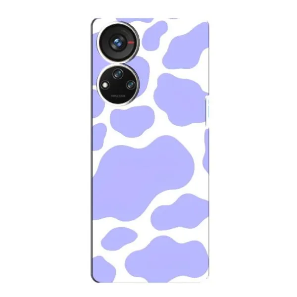 Чехол с принтом «Фиолетова Буренка» для ZTE Blade V40s