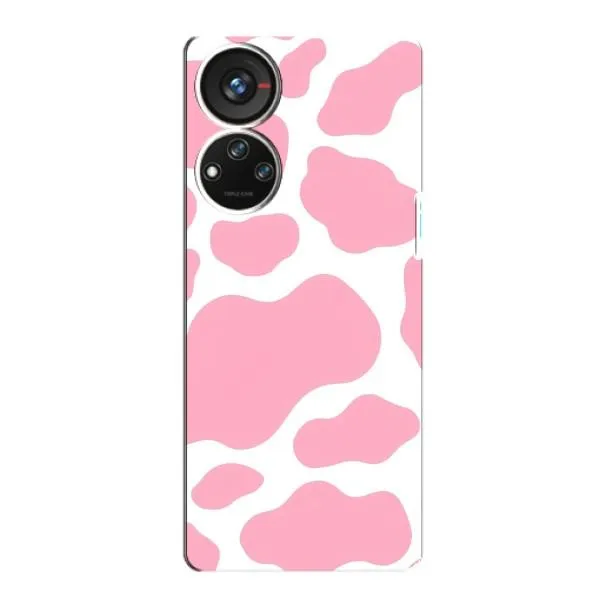 Чехол с принтом «Розовый принт» для ZTE Blade V40s
