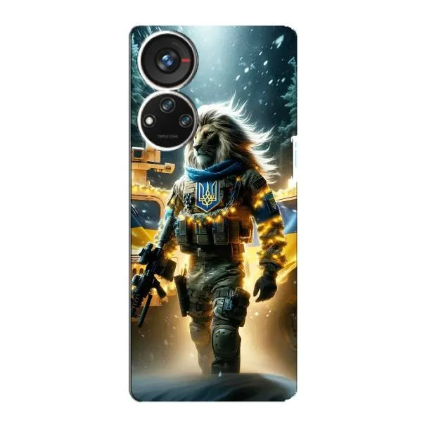 Чехол с принтом «ЛЕВ ЗСУ» для ZTE Blade V40s Чехол с принтом «ЛЕВ ЗСУ» для ZTE Blade V40s