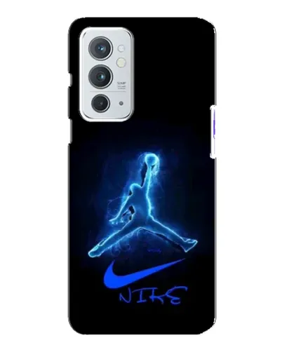 Чохол для OnePlus 9RT з картинкою «Jordan Neon Blue»