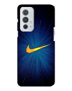 Чохол для OnePlus 9RT з картинкою «Синій пульс Nike» Чохол для OnePlus 9RT з картинкою «Синій пульс Nike»