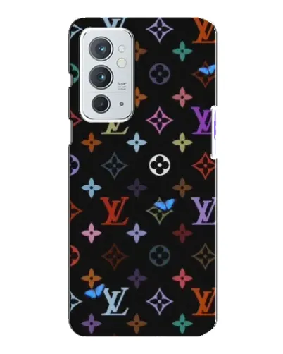 Чохол для OnePlus 9RT з картинкою «Кольорова монограма LV»
