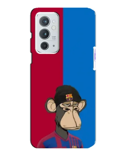 Чохол для OnePlus 9RT з картинкою «Bored Ape — фанат Барси» Чохол для OnePlus 9RT з картинкою «Bored Ape — фанат Барси»
