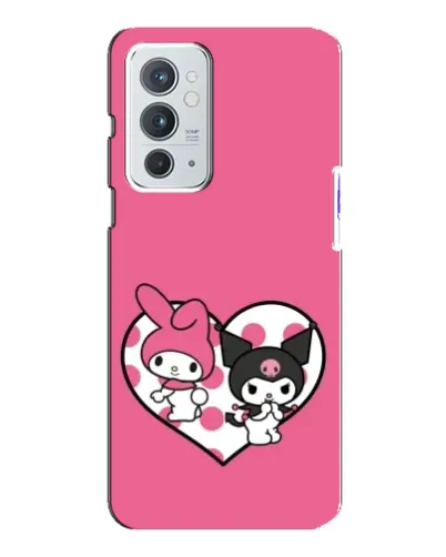 Чохол для OnePlus 9RT з картинкою «Kuromi та My Melody» Чохол для OnePlus 9RT з картинкою «Kuromi та My Melody»