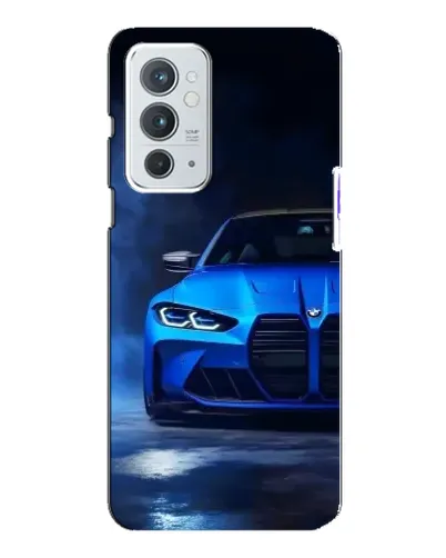 Чохол для OnePlus 9RT з картинкою «Блакитна BMW M4»