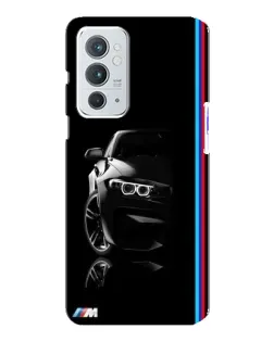 Чохол для OnePlus 9RT з картинкою «Силует BMW в темряві»