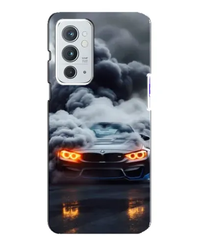 Чохол для OnePlus 9RT з картинкою «BMW у диму»