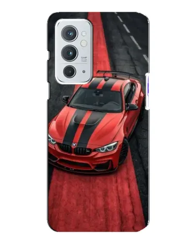Чохол для OnePlus 9RT з картинкою «BMW на червоній доріжці»