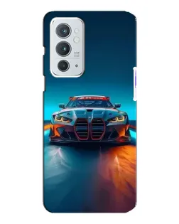 Чохол для OnePlus 9RT з картинкою «BMW — вогні неону»