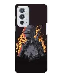 Чохол для OnePlus 9RT з картинкою «PUBG — вогняний силует»