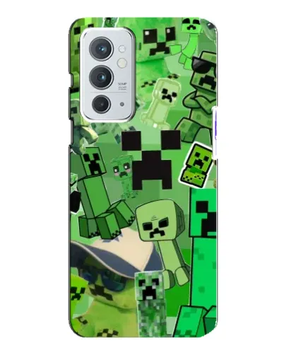 Чохол для OnePlus 9RT з картинкою «Кріпери Minecraft»