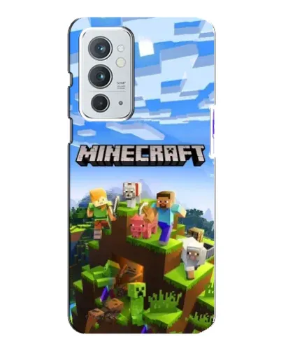 Чохол для OnePlus 9RT з картинкою «Minecraft класичний світ»