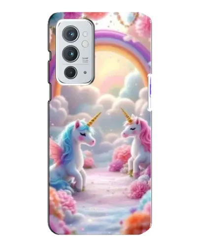 Чехол для OnePlus 9RT с картинкой «Радуга и единороги» Чехол для OnePlus 9RT с картинкой «Радуга и единороги»