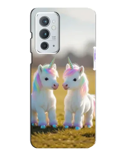 Чехол для OnePlus 9RT с картинкой «Пара единорогов» Чехол для OnePlus 9RT с картинкой «Пара единорогов»