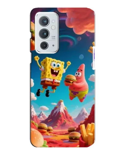 Чехол для OnePlus 9RT с картинкой «Космический фастфуд»
