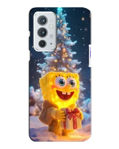 Чехол для OnePlus 9RT с картинкой «Рождественский Спанч Боб»