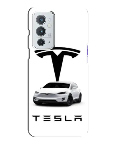 Чохол для OnePlus 9RT з картинкою «Tesla White Style»