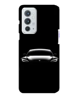 Чохол для OnePlus 9RT з картинкою «Фари Tesla Night»