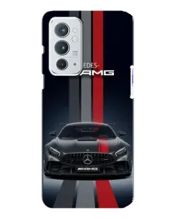 Чохол для OnePlus 9RT з картинкою «Mercedes — білий карбон»