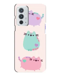 Чохол для OnePlus 9RT з картинкою «Pusheen тріо» Чохол для OnePlus 9RT з картинкою «Pusheen тріо»