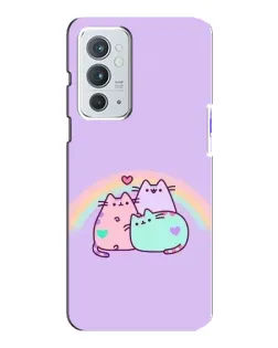 Чохол для OnePlus 9RT з картинкою «Веселкові Пушини» Чохол для OnePlus 9RT з картинкою «Веселкові Пушини»