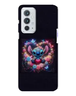 Чохол для OnePlus 9RT з картинкою «Stitch у квітах»