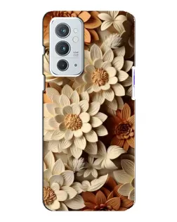 Чохол для OnePlus 9RT з картинкою «Бежевий флористичний декор» Чохол для OnePlus 9RT з картинкою «Бежевий флористичний декор»