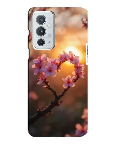 Чохол для OnePlus 9RT з картинкою «Рожевий цвіт сердечко на тлі заходу» Чохол для OnePlus 9RT з картинкою «Рожевий цвіт сердечко на тлі заходу»