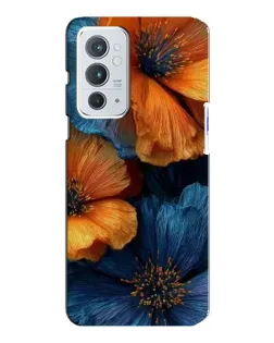 Чохол для OnePlus 9RT з картинкою «Яскрава синьо-помаранчева флора» Чохол для OnePlus 9RT з картинкою «Яскрава синьо-помаранчева флора»