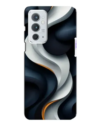 Чохол для OnePlus 9RT з картинкою «Об'ємні чорно-білі стрічки» Чохол для OnePlus 9RT з картинкою «Об'ємні чорно-білі стрічки»