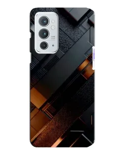 Чохол для OnePlus 9RT з картинкою «Чорні геометричні блоки» Чохол для OnePlus 9RT з картинкою «Чорні геометричні блоки»