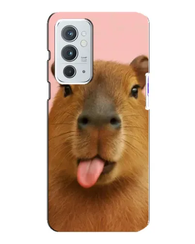 Чохол для OnePlus 9RT з картинкою «Капібара з язиком»