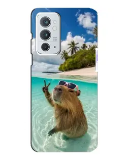Чохол для OnePlus 9RT з картинкою «Капібара на морі»
