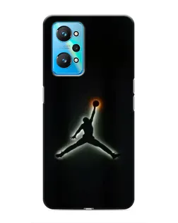 Чехол для Realme GT Neo 2 с картинкой «Jordan Gradient Logo»