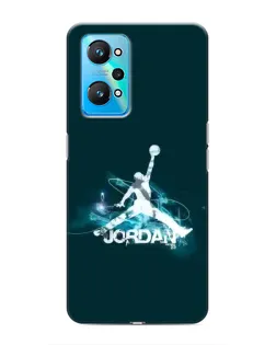 Чехол для Realme GT Neo 2 с картинкой «Jordan Blue Fire» Чехол для Realme GT Neo 2 с картинкой «Jordan Blue Fire»