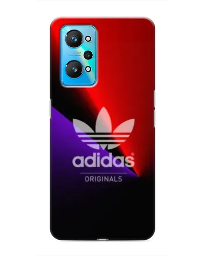 Чехол для Realme GT Neo 2 с картинкой «Adidas Red Neon»