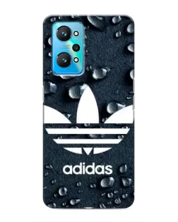 Чехол для Realme GT Neo 2 с картинкой «Adidas Trefoil Blue»