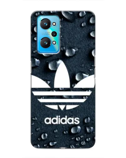 Чехол для Realme GT Neo 2 с картинкой «Adidas Trefoil Blue»