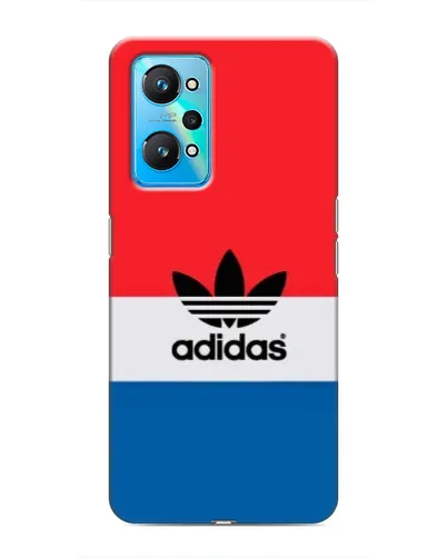 Чехол для Realme GT Neo 2 с картинкой «Ретро блоки Adidas»