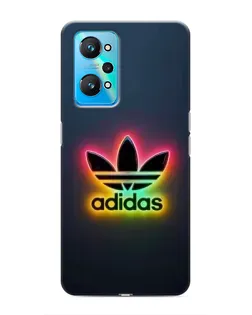 Чехол для Realme GT Neo 2 с картинкой «Неоновый Adidas»